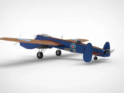 Avro Lancaster 3D model order