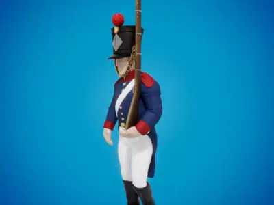 Soldier Napoleonnic  3D model