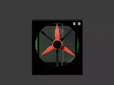 Air cooler 3D model