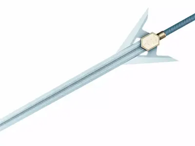 Sword 16 Low-poly 3D model