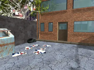 Old buildings Poser 3D model