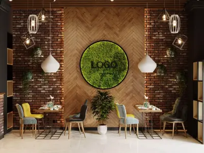 Sushi cafe 3D model