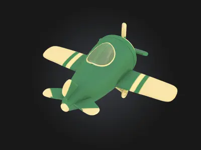 Toy Plane Delight 3D model