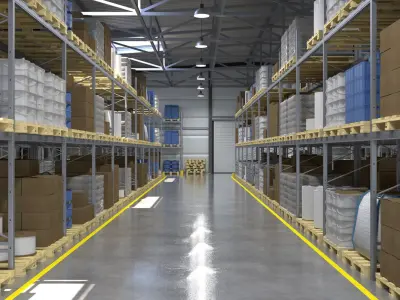 Warehouses Pack 3D model purchase