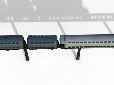 Meigs Elevated Railway 3D model