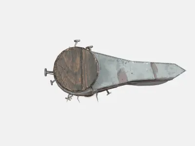 Troll Axe Low-poly 3D model buy