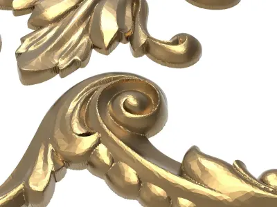  decorative pattern ready for 3D printing 3D model