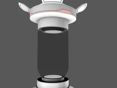 Sci fi liquid container  3D model buy