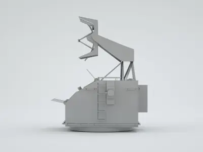 Naval Fire Control Director System Mk8 Mk12 3D model