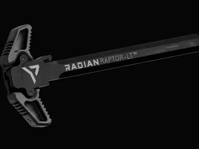 Raptor-LT Ambi Charging Handle Low-poly 3D model