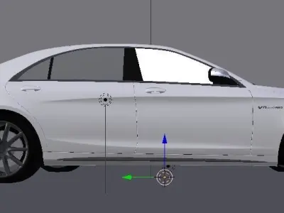 Mercedes S63  AMG 3D model