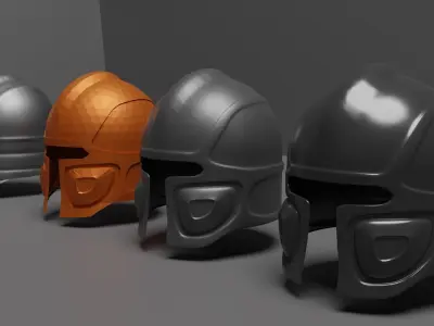 Helmet different helmets 3D model