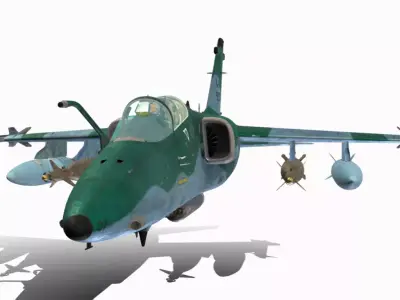 AMX A1 M BRASIL Low-poly 3D model