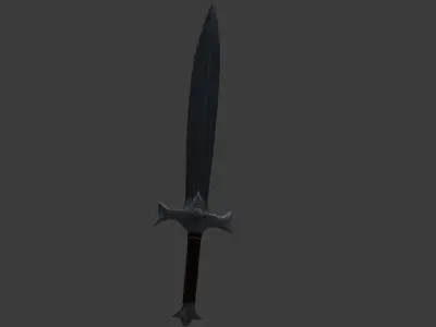 sword low-poly Low-poly 3D model purchase