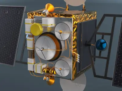 INSAT 3B Satellite 3D model