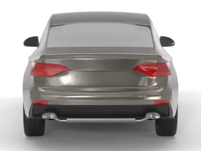 Generic Sedan 02 3D model