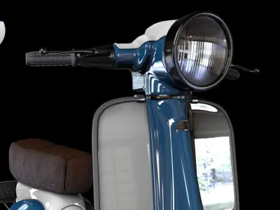 Scotter Siambretta Lambretta 3D model