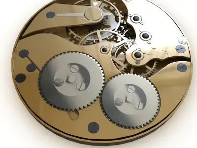 Watch Mechanism 3D model purchase