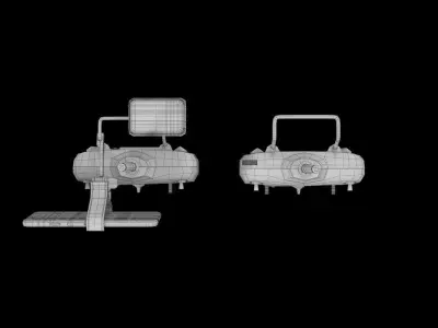 DJI Phantom Remote Control Accessories iPhone 6 3D Model Collection