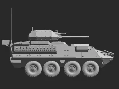 STRYKER DRAGOON 8X8 IFV  3D print model