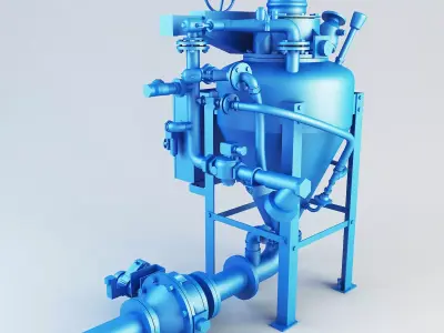 Densphase GA pump Low-poly 3D model