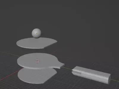 Ping Pong Paddle and Ball STL Commercial License 3D print model