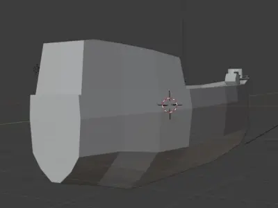 army ship 3D model by Dihain