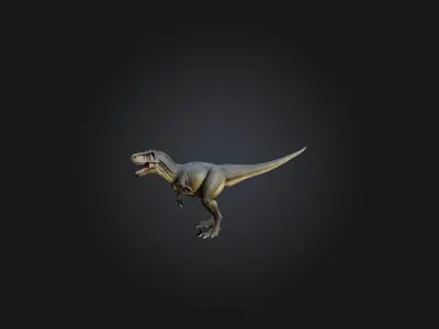 Realistic dinosaur Model Low-poly 3D model purchase