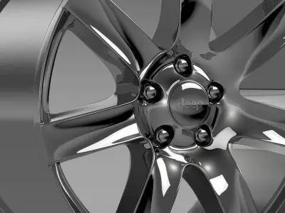 Jeep Wrangler Indian Summer 2014 rim 3D model