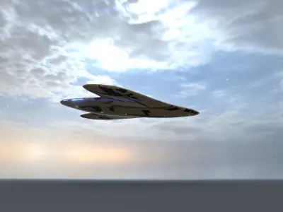 Explorer Spaceship 3D model