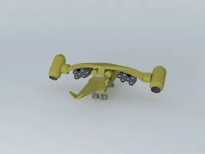 SU23AEC fighter jet 3D model