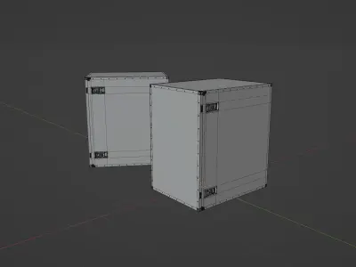 Industrial Transport Box 3D model