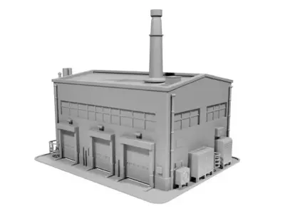 Factory 3D print model purchase