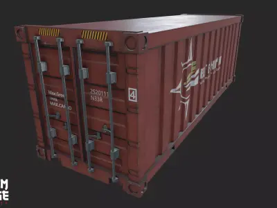 Shipping Cargo Container 3D model purchase