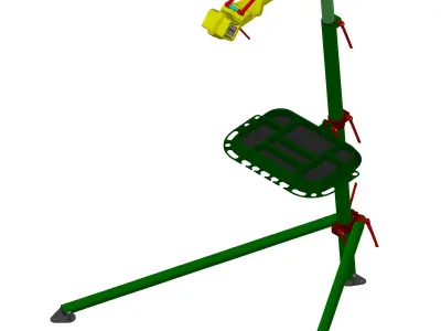 Bicycle Repair Stand Version 1 Free 3D model