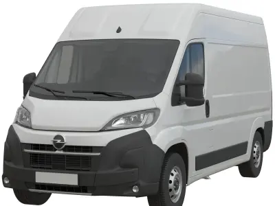 2024 Opel Movano  L2H2 Detailed interior 3D model