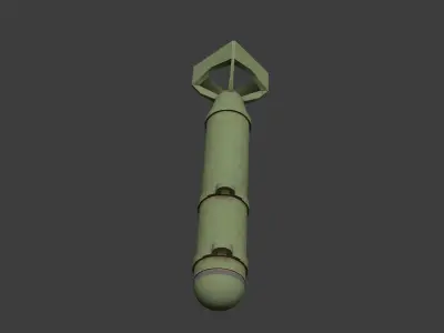 White phosphorus bomb 3D model