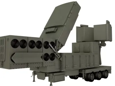 LTAMDS  Lower Tier Air and Missile Defense Sensor 3D model