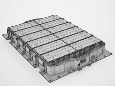 Electric Cars Battery Generic 01 3D model