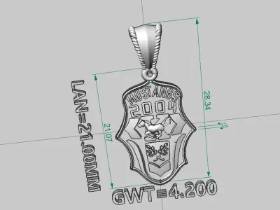 FASHION PENDANT 3D model