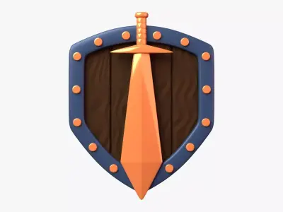 Bronze Tier 3D Illustration 3D model