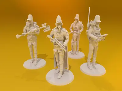 Federation Prospectors Team Free 3D print model