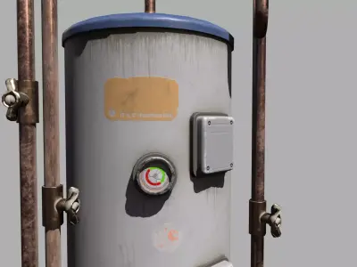 Boiler Low-poly 3D model