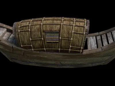 Fish Boat 3D model