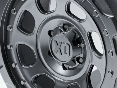 XD Storm Wheels XD861 3D model