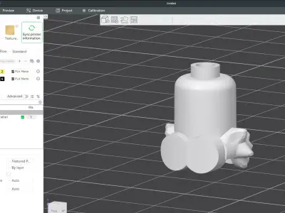 Custom3Dprint Minifigure Accessory - Minifigure Hair S2 - 108 3D print model