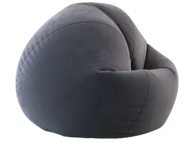  Bean Bag Chair With Bean Filling 3D model