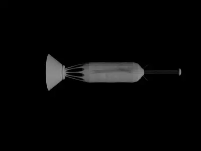 SciFi Space Probe 1 Free low-poly 3D model