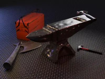 Anvil 3d model  Free 3D model