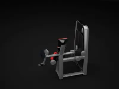 Arm Extension Machine 3D model